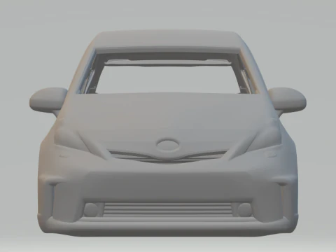 Toyota prius plus 3D Print Model