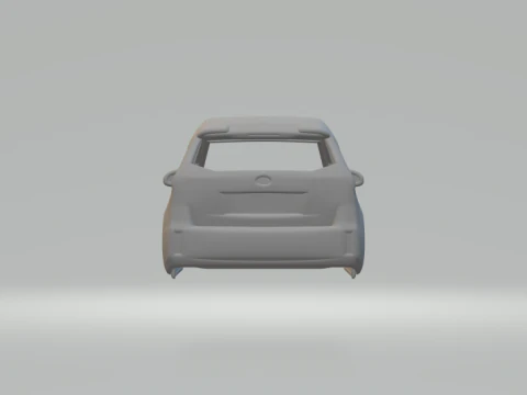 Toyota prius plus 3D Print Model