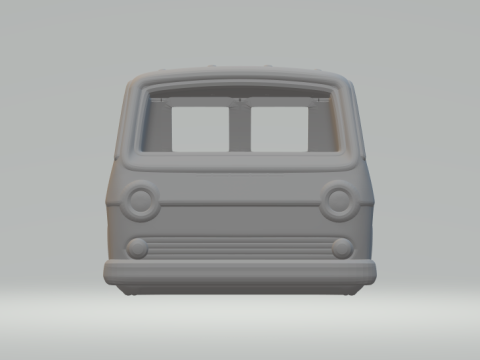 1966 Chevrolet Sport van 3D Print Model