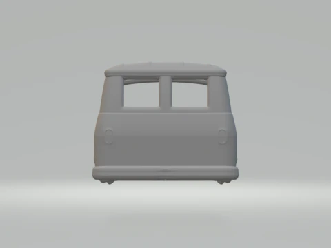 1966 Chevrolet Sport van 3D Print Model