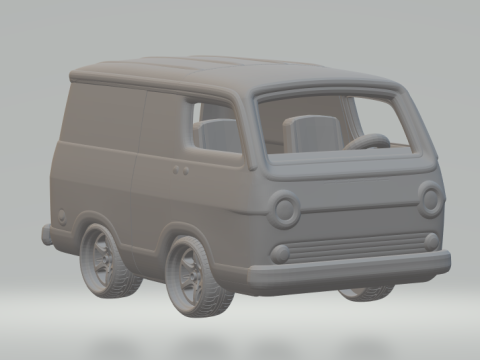 1966 Chevrolet Sport van kit Modelo de impresión 3D