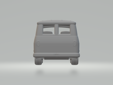 1966 Chevrolet Sport van kit 3D Print Model