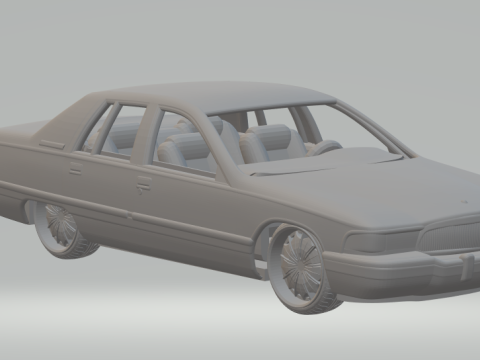 Buick Roadmaster Model Cetak 3D
