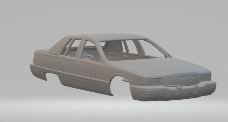 Buick Roadmaster Modelo de Impressão 3D .c4d .max .obj .3ds .fbx .stl .blend