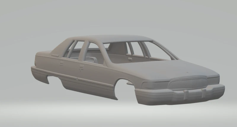 Buick Roadmaster 3D Print Model .c4d .max .obj .3ds .fbx .stl .blend