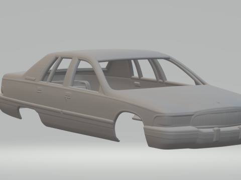Buick Roadmaster Model Cetak 3D