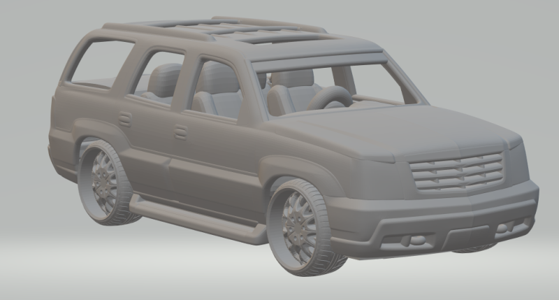 Cadillac Escalade Modelo de Impressão 3D .c4d .max .obj .3ds .fbx .stl .blend 