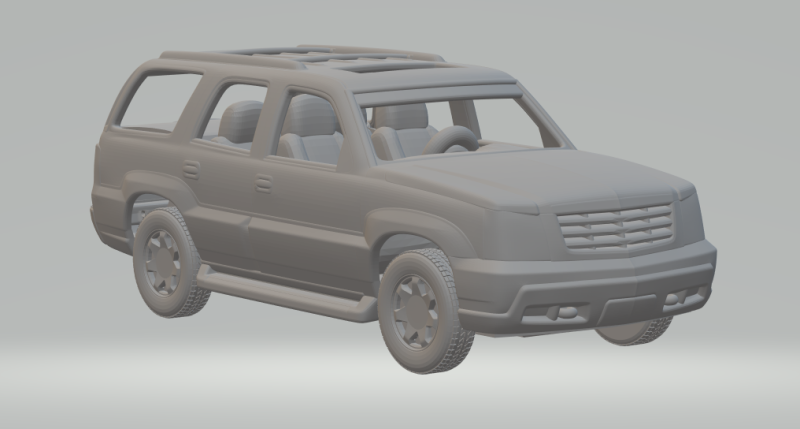 Cadillac Escalade 3D Print Model .c4d .max .obj .3ds .fbx .stl .blend 