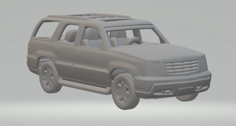 Cadillac Escalade 3D Print Model .c4d .max .obj .3ds .fbx .stl .blend 