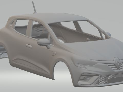 Renault clio 3D Print Model