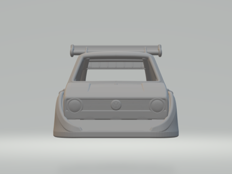 Volkswagen golf race car 3D Принт Модель