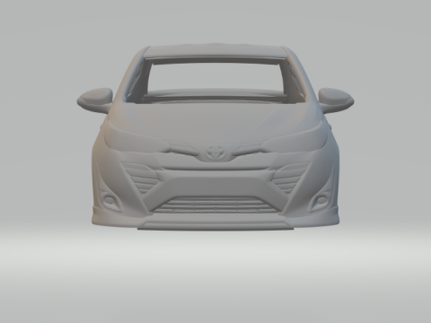 Toyota yaris sedan Modello di stampa 3D