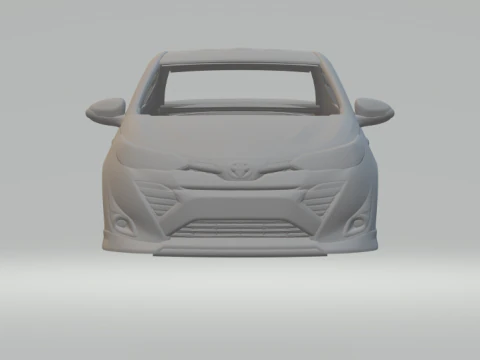 Toyota yaris sedan 3D Print Model