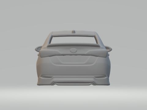 Toyota yaris sedan Modello di stampa 3D