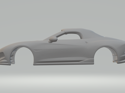 MG Cyberster 3D 打印模型