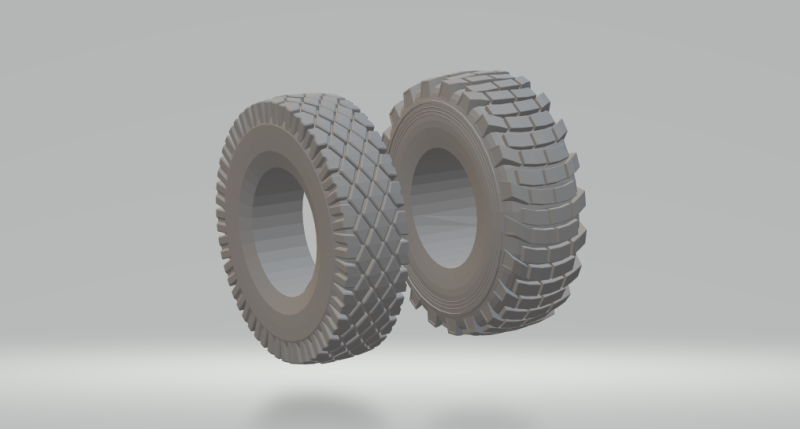 Tyres off road truck Modelo de Impressão 3D .c4d .max .obj .3ds .fbx .stl .blend 