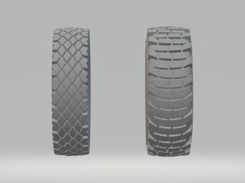 Tyres off road truck Modelo de Impressão 3D