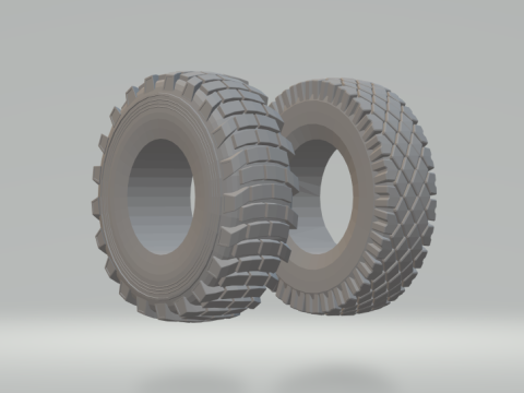 Tyres off road truck Modelo de Impressão 3D