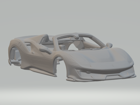 Ferrari 488 pista spider Modelo de impresión 3D
