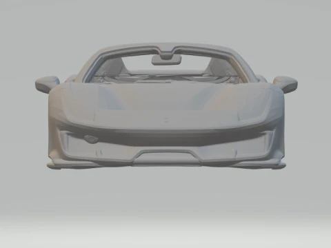 Ferrari 488 pista spider 3D Print Model