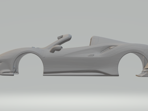 Ferrari 488 pista spider 3D printmodel