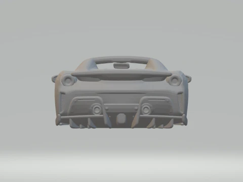 Ferrari 488 pista spider 3D Print Model