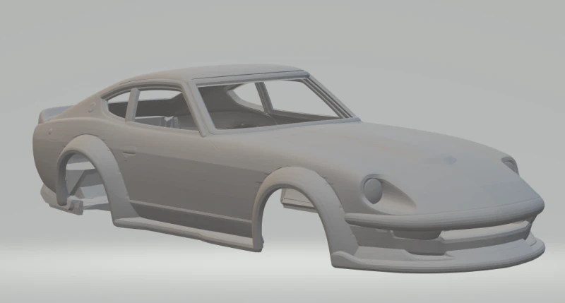Datsun custom 3D Print Model .c4d .max .obj .3ds .fbx .stl .blend 