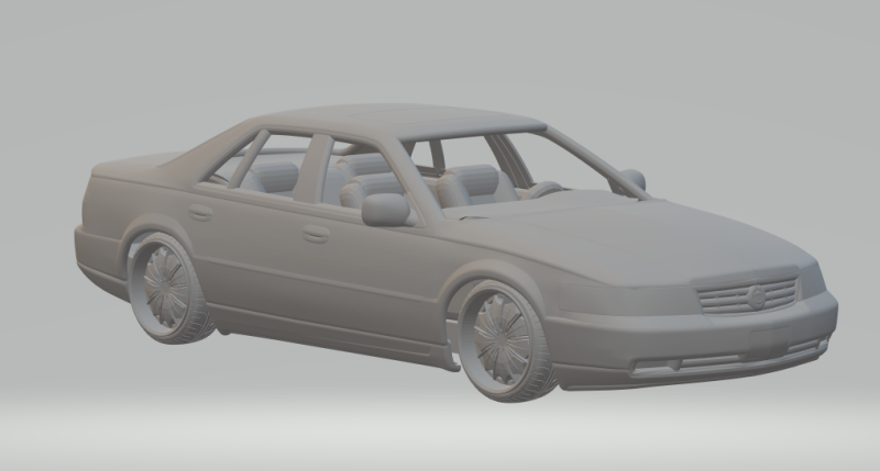 Cadillac Seville Mk5 STS 1998 Model Cetak 3D .c4d .max .obj .3ds .fbx .stl .blend 