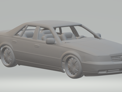 Cadillac Seville Mk5 STS 1998 3Dプリントモデル