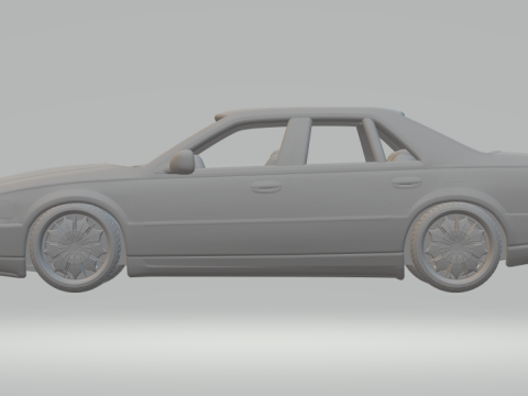 Cadillac Seville Mk5 STS 1998 Model Cetak 3D