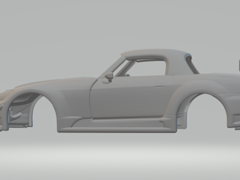 Honda s2000 3D-Druckmodell