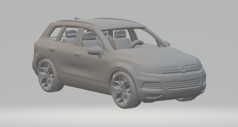 VOLKSWAGEN TOUAREG 3D 打印模型 .c4d .max .obj .3ds .fbx .stl .blend 