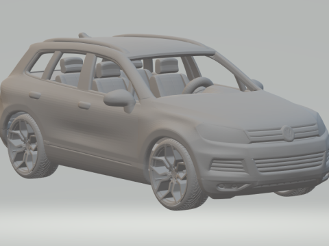 VOLKSWAGEN TOUAREG 3D 打印模型