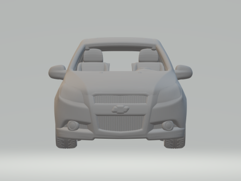 Chevrolet aveo 3Dプリントモデル