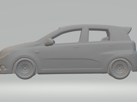 Chevrolet aveo 3Dプリントモデル