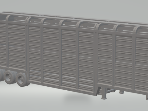 Livestock transport trailer Modelo de impresión 3D
