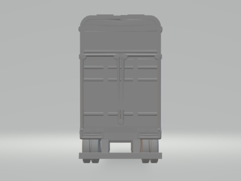 Livestock transport trailer Modèles 3D en vedette