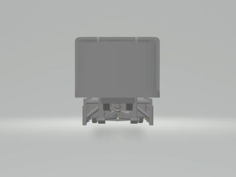 Livestock transport trailer brazil 3D Print Model