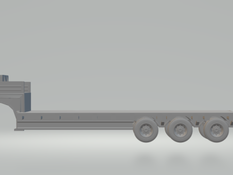 Lowboy transport trailer 3D Print Model
