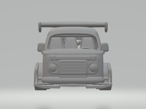 Vw kombi extreme short Modelo de Impressão 3D