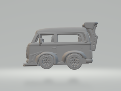 Vw kombi extreme short Modelo de Impressão 3D