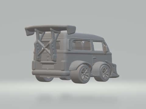 Vw kombi extreme short Modelo de Impressão 3D