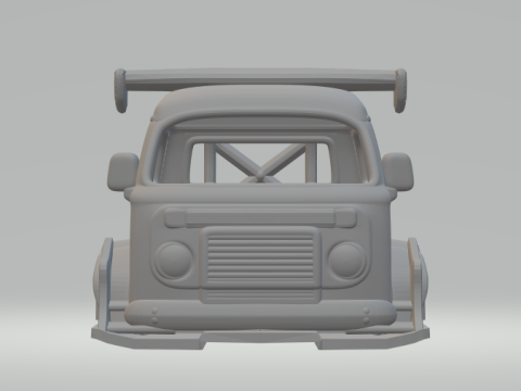 Vw kombi extreme body 3D 프린트 모델