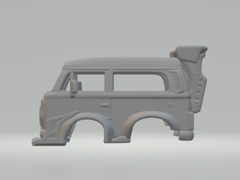 Vw kombi extreme body 3D 프린트 모델