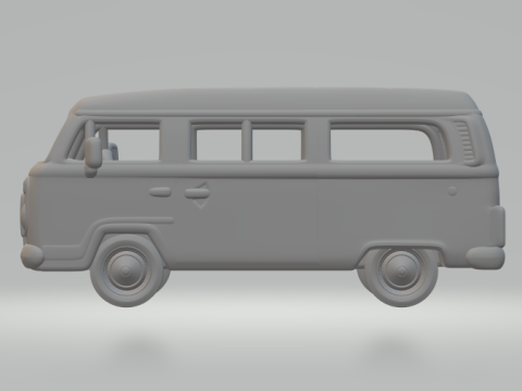 Vw kombi 3D Print Model