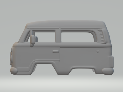 Vw kombi custom 3D Print Model