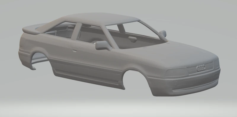 Audi coupe 3D Print Model .c4d .max .obj .3ds .fbx .stl .blend 