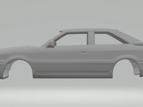 Audi coupe 3D Print Model