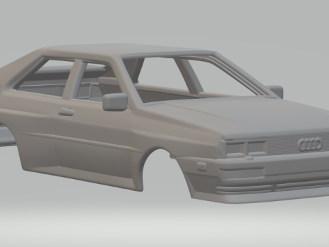 Audi quattro 3D Принт Модель