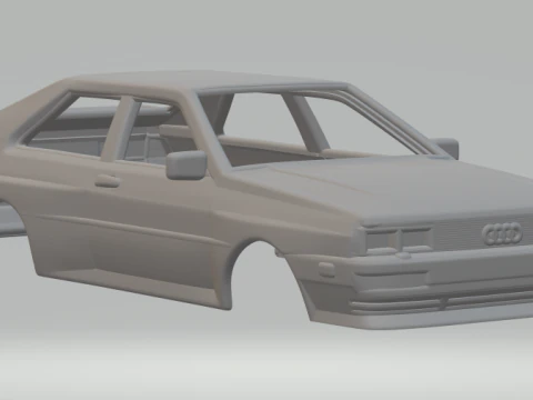 Audi quattro 3D Print Model